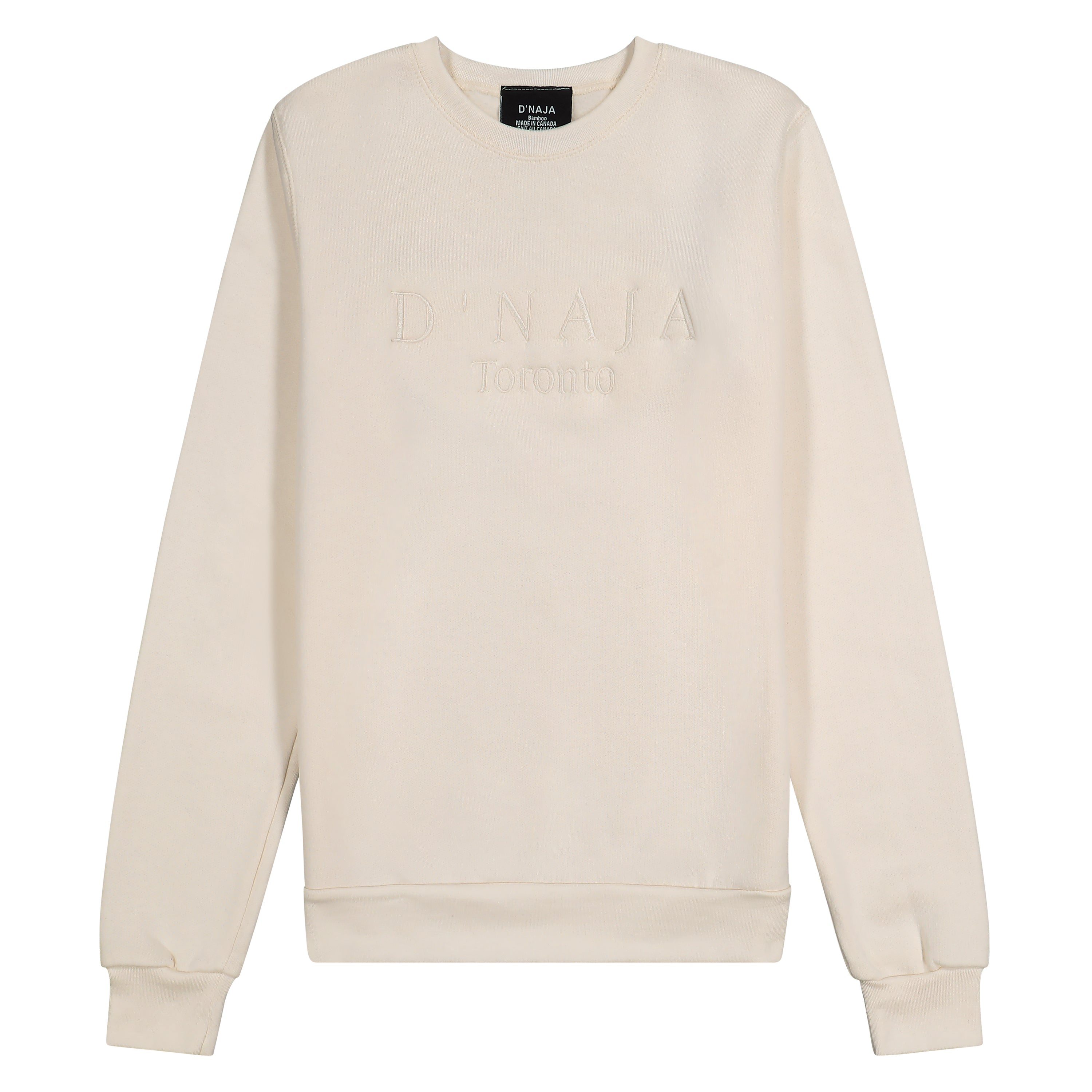 Cream crewneck sweatshirt best sale